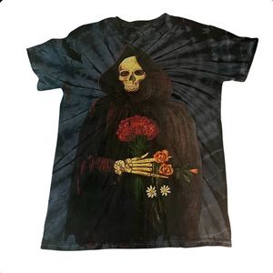 RARE Kanye West Yeezus Tour Tie Dye Reaper Tee